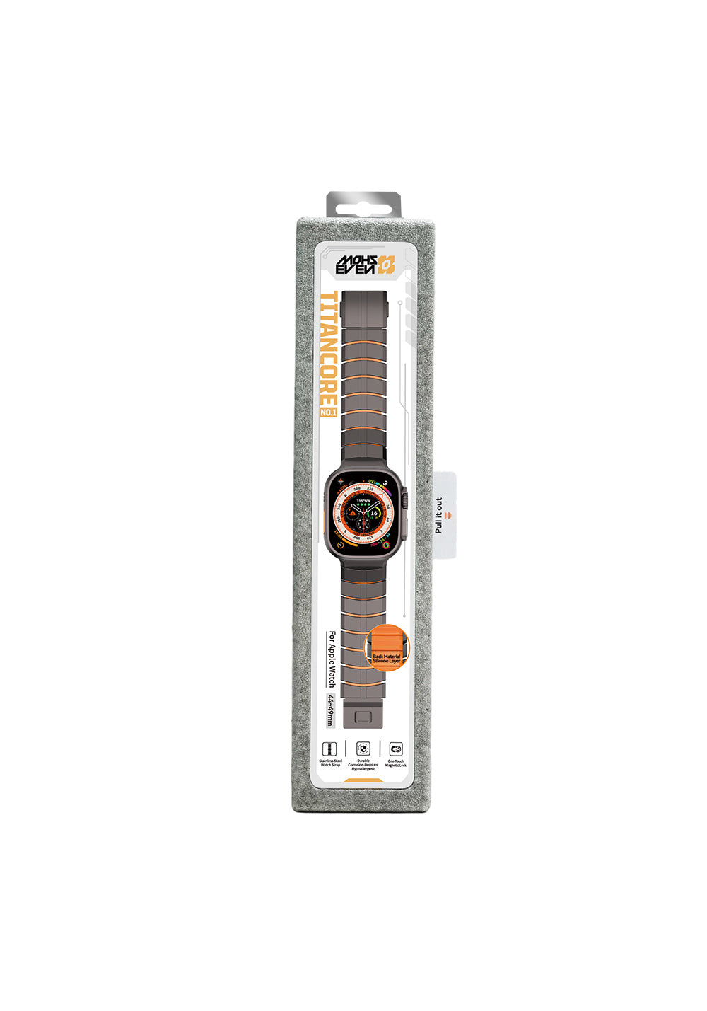 Mohseven Titancore No.1 Metal Kordon – Apple Watch 42/44/45/46/49 mm