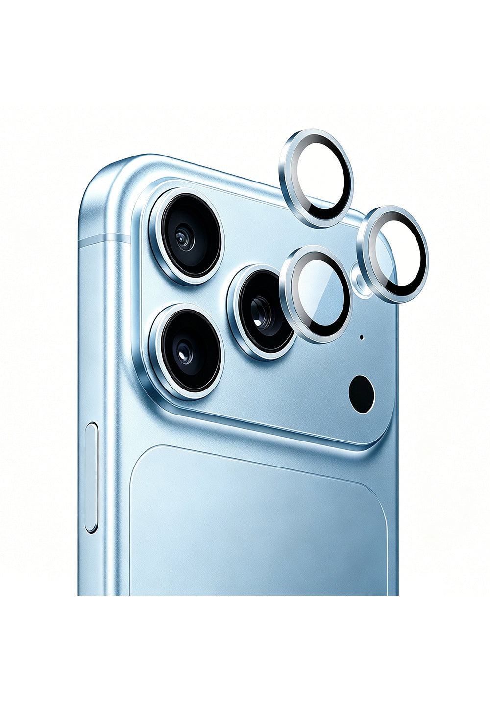Mohseven Sapphire One by One Alüminyum Safir – iPhone 18 Pro Lens Koruyucusu