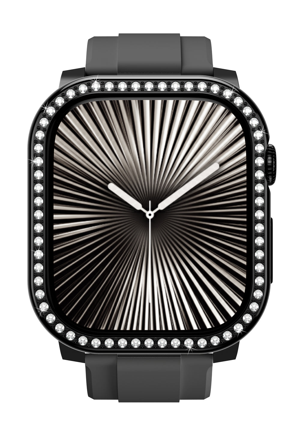 Amazingthing Gleam Fit FullGuard Taşlı PC Kasa ve Ekran Koruması – Apple Watch Series 10 46 mm