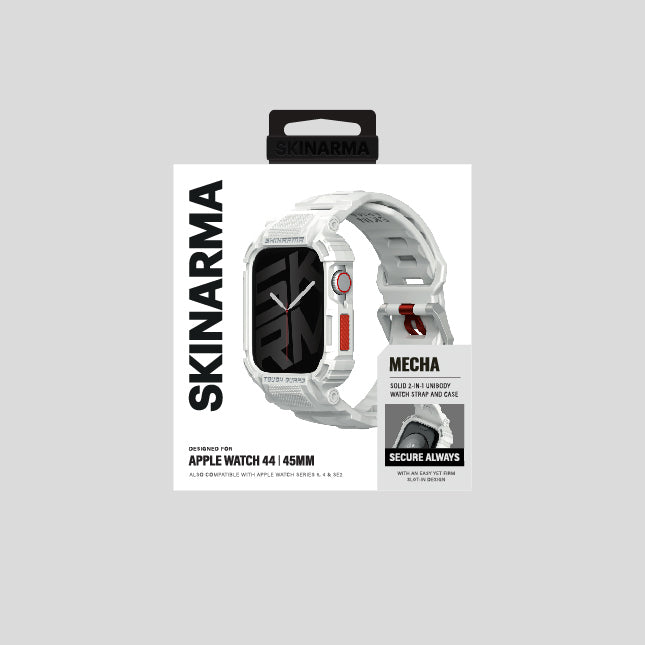 Skinarma Mecha TPU Kasa ve Kordon Seti – Apple Watch 44/45 mm