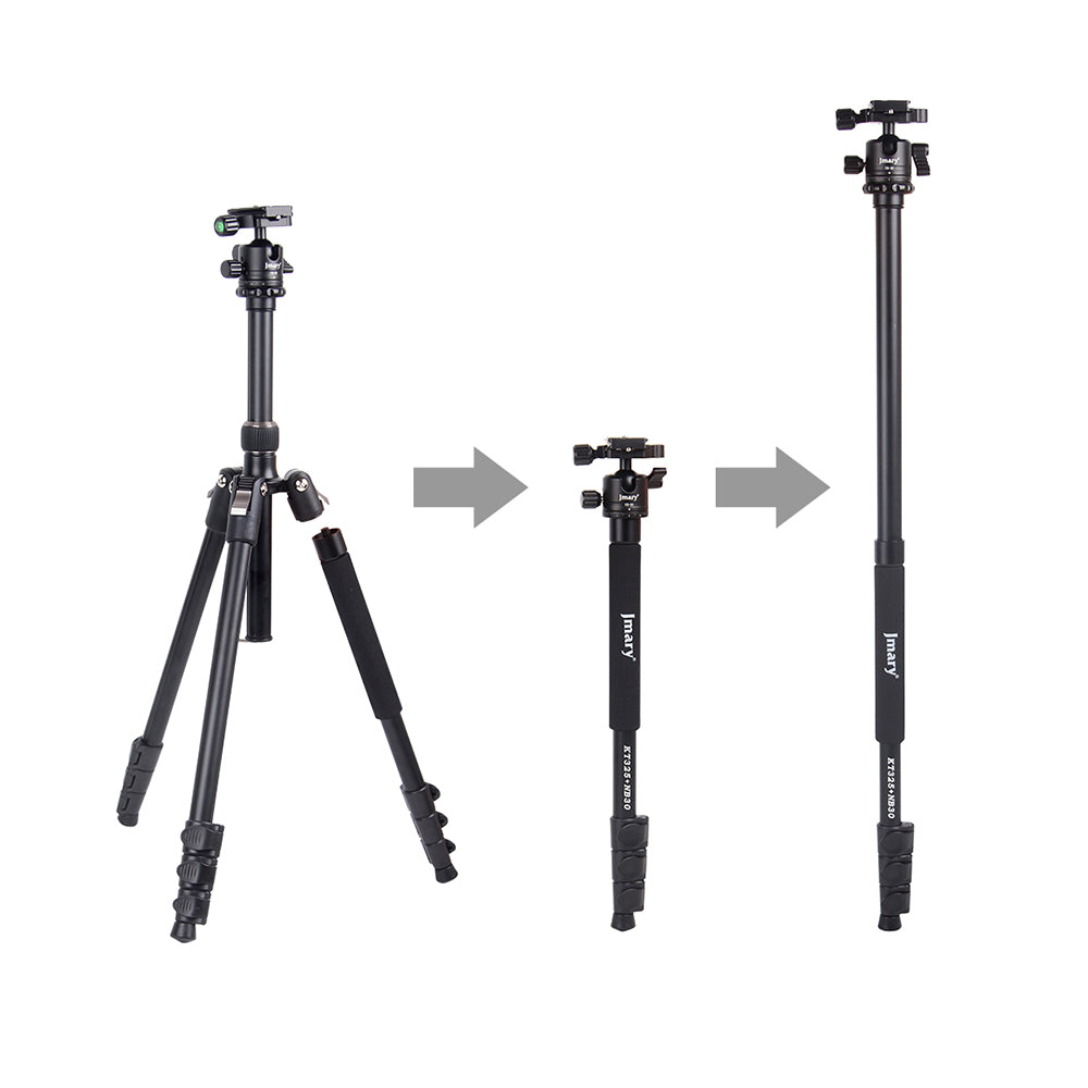 Jmary KT3255NB30 – 164,5 cm Ayrılabilir Monopodlu Tripod