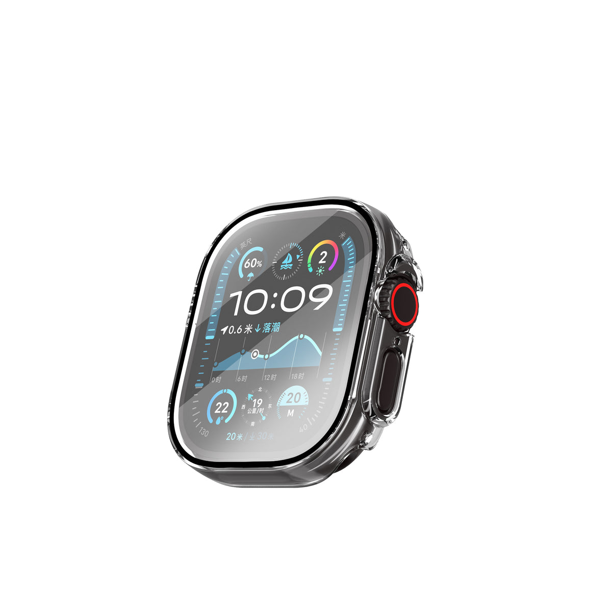 Wiwu JD-108 Koruyucu Kasa ve HD Ekran Filmi – Apple Watch Ultra 49 mm