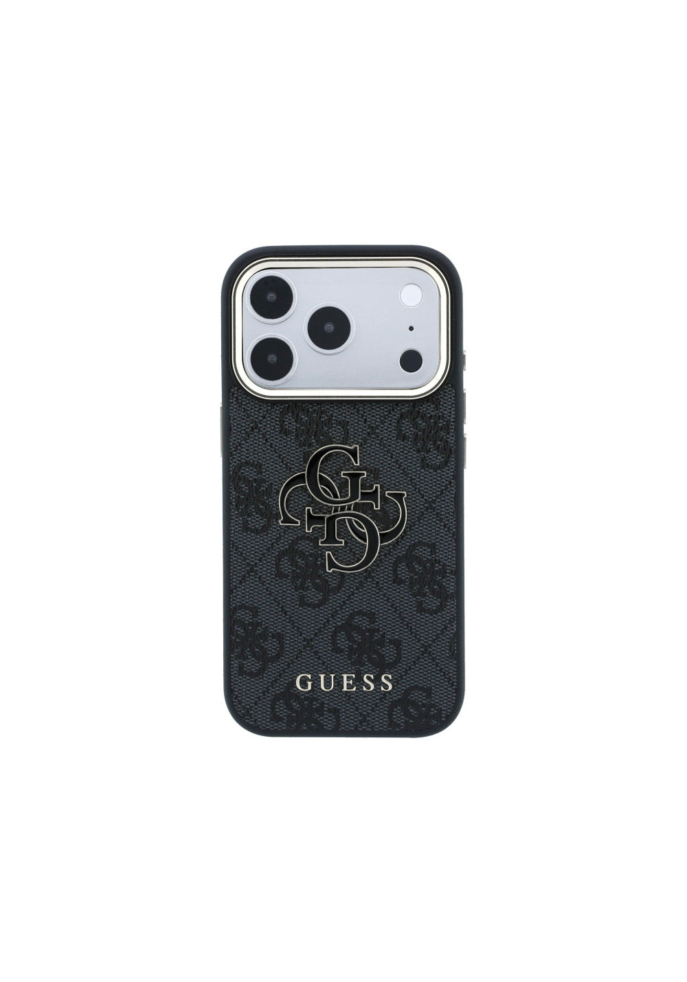 Guess 4G Büyük Resin Logolu PU – iPhone 18 Pro Max Kılıfı