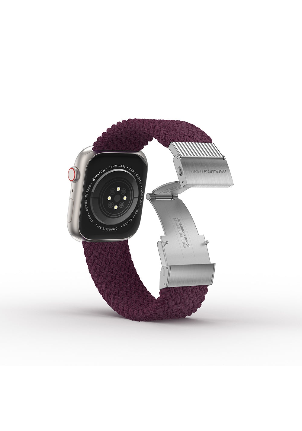 Amazingthing Titan Weave Örgü Spor Kordon – Apple Watch 38/40/41 mm + Series 10 42 mm