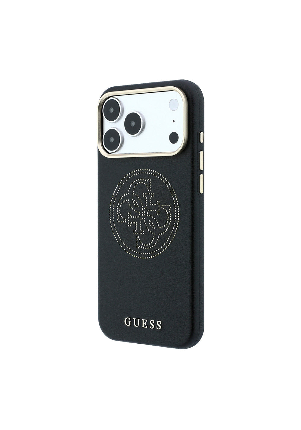 Guess PU Delikli 4G ve Yazı Logolu – iPhone 18 Pro Kılıfı