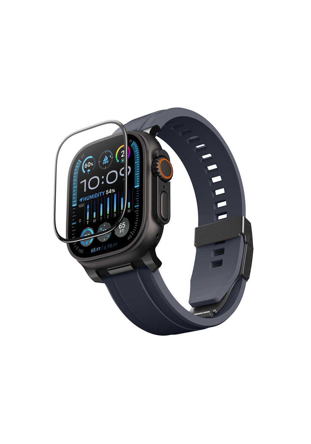 Amazingthing Radix AccuGuard Temperli Ekran Camı – Apple Watch Ultra 49 mm