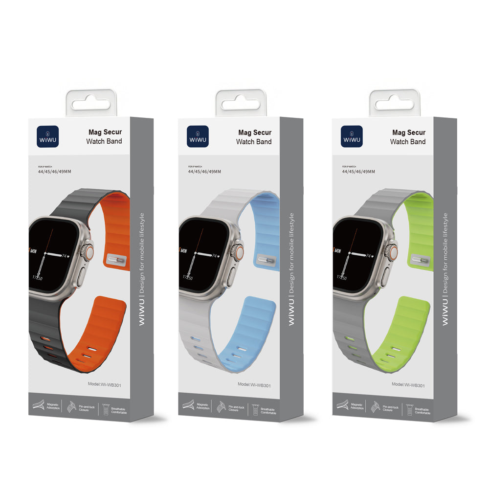 Wiwu Mag Secur Silikon Kordon – Apple Watch 42/44/45/46/49 mm