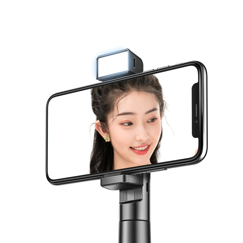 Recci RHO-P01 – 70 cm Işıklı Bluetooth Selfie Çubuğu