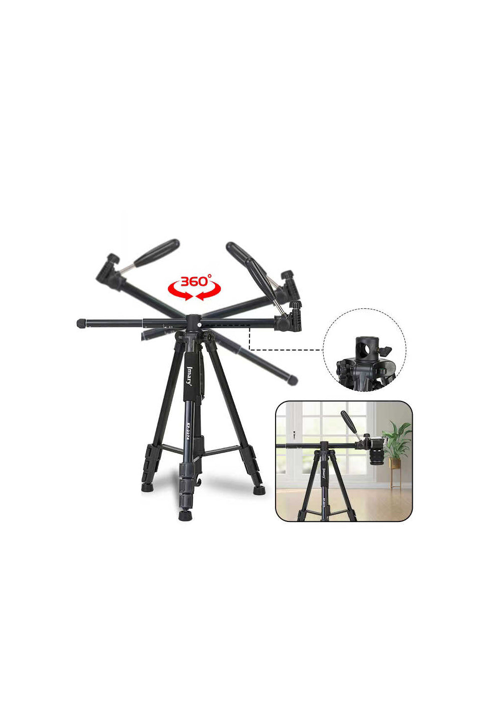 Jmary KP2274 – 167 cm Monopod Özellikli Tripod