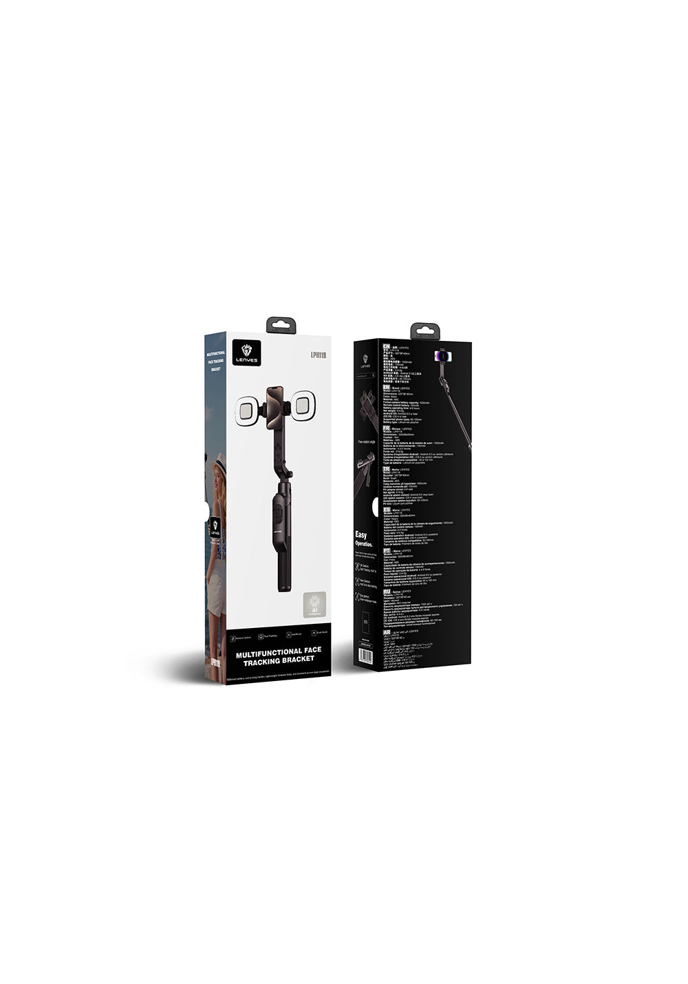 Lenyes LPH119 – 183 cm Yüz Takipli Işıklı Tripod