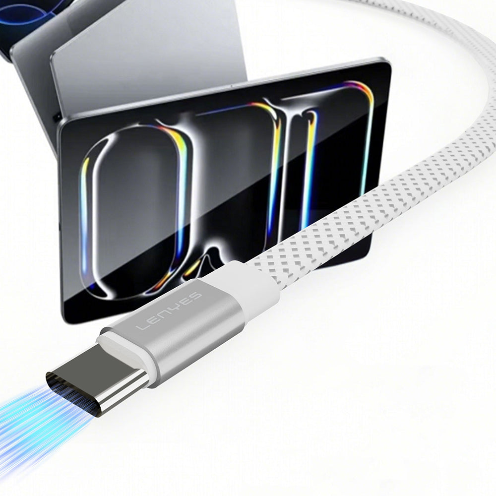 Lenyes LC538 – USB-C–Lightning 27W Aramid Örgülü Kablo 1 m
