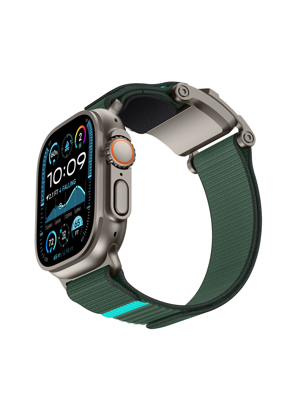 Mohseven Mecha Sport Dokuma Kordon – Apple Watch 42/44/45/46/49 mm