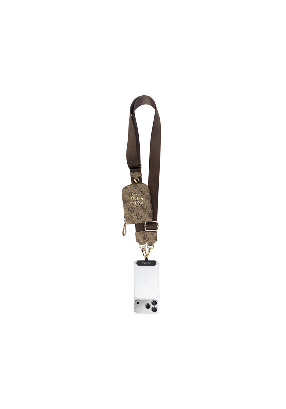 Guess 4G Desen Büyük Metal Logo Purse – El ve Omuz Çantası