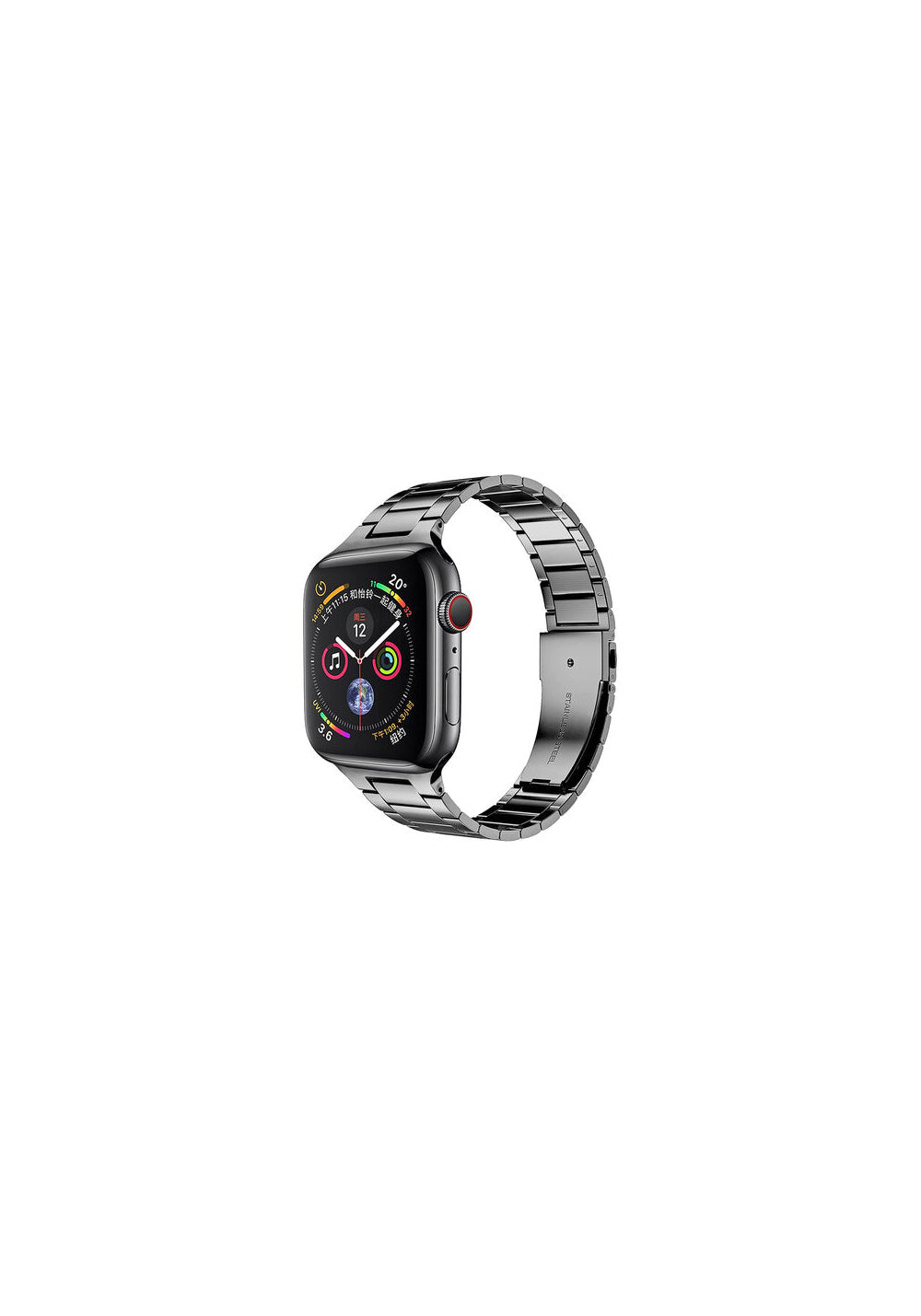 Wiwu Ultra Thin Steel Belt Three Beads Metal Kordon – Apple Watch 38/40 mm