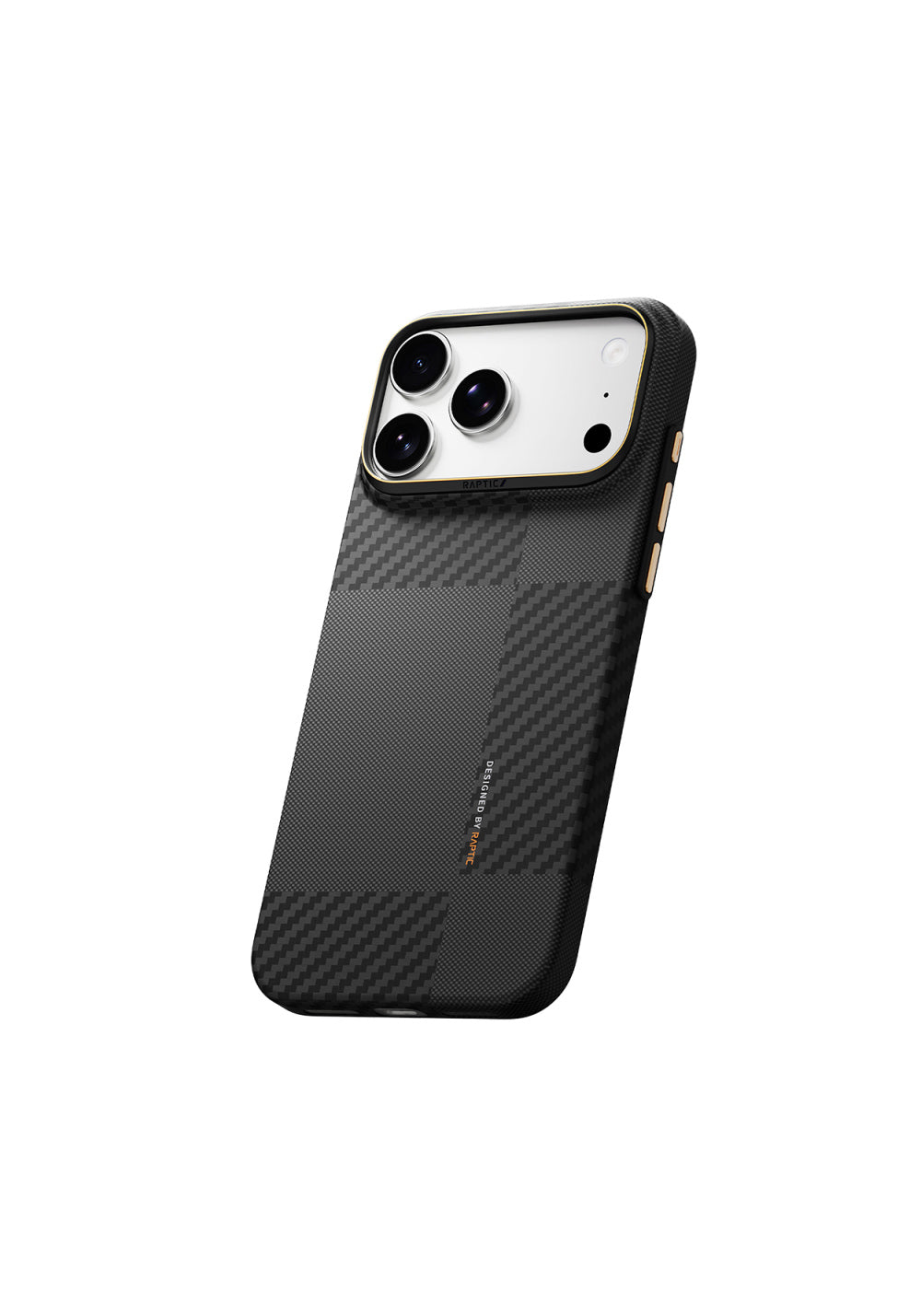 Raptic 600D Metal Kamera Çerçeveli Aramid Karbon Fiber Geotik – iPhone 18 Pro Kılıfı