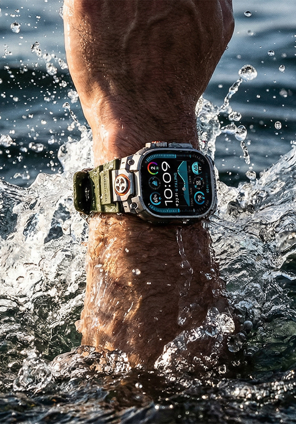 Mohseven Armor Silikon Kordon – Apple Watch Ultra 49 mm