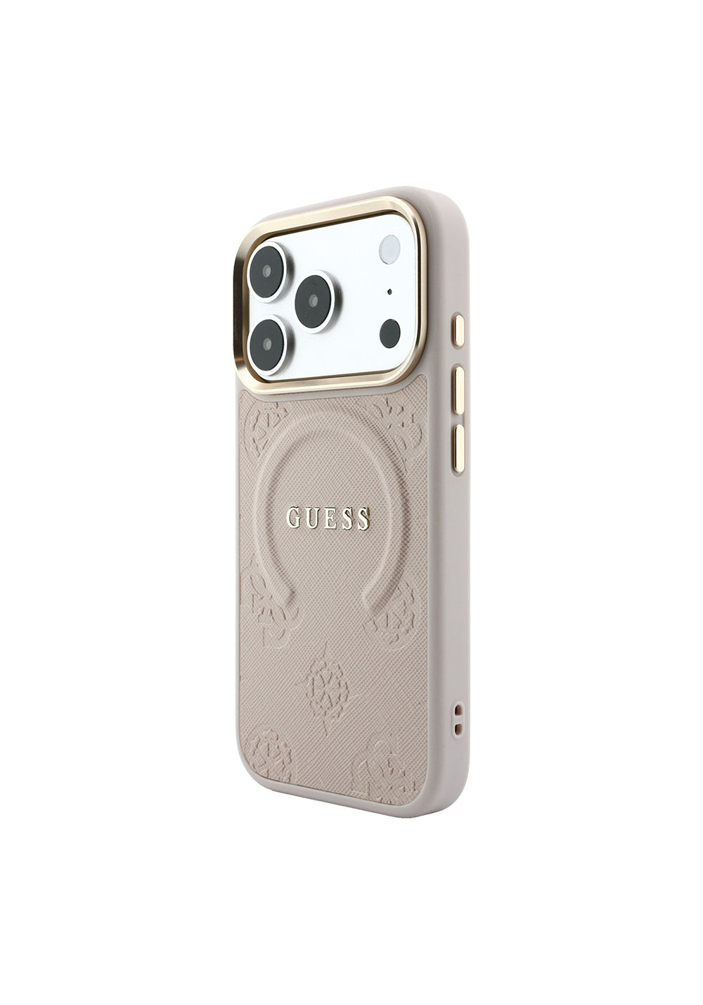 Guess Peony C-Magnet Yazı Logolu – iPhone 18 Pro Kılıfı