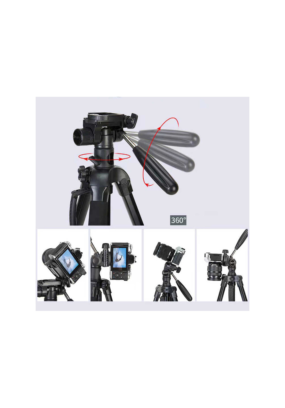 Jmary KP2274 – 167 cm Monopod Özellikli Tripod