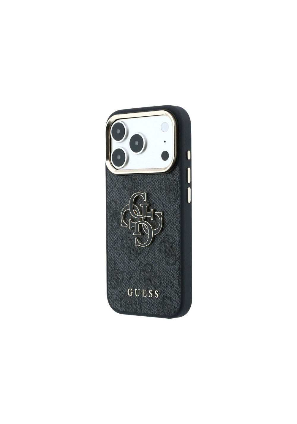 Guess 4G Büyük Resin Logolu PU – iPhone 18 Pro Max Kılıfı
