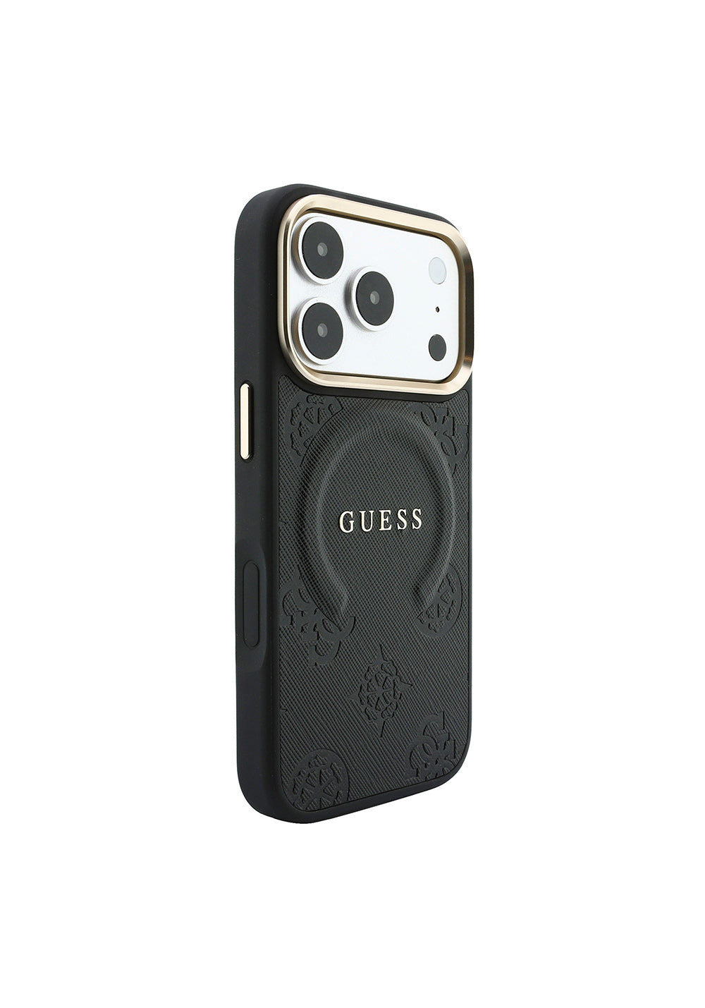 Guess Peony C-Magnet Yazı Logolu – iPhone 18 Pro Kılıfı