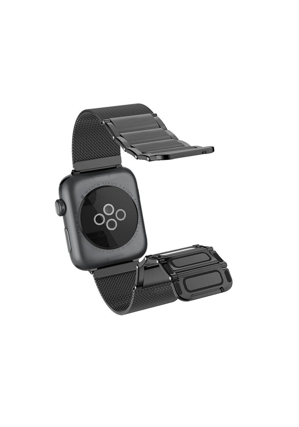 Raptic Classic Plus Manyetik Metal Örgü Kordon – Apple Watch 42/44/45/46/49 mm