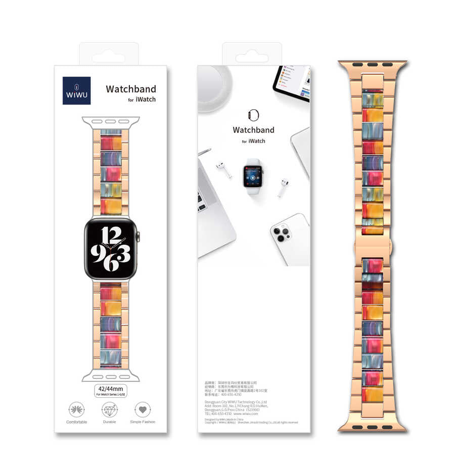 Wiwu Resin Steel Belt Metal Kordon – Apple Watch ürün görseli