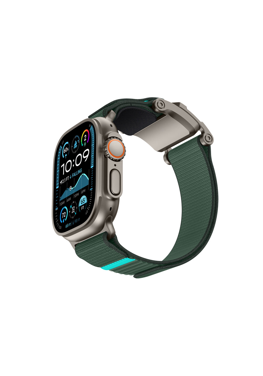 Mohseven Mecha Sport Dokuma Kordon – Apple Watch 42/44/45/46/49 mm