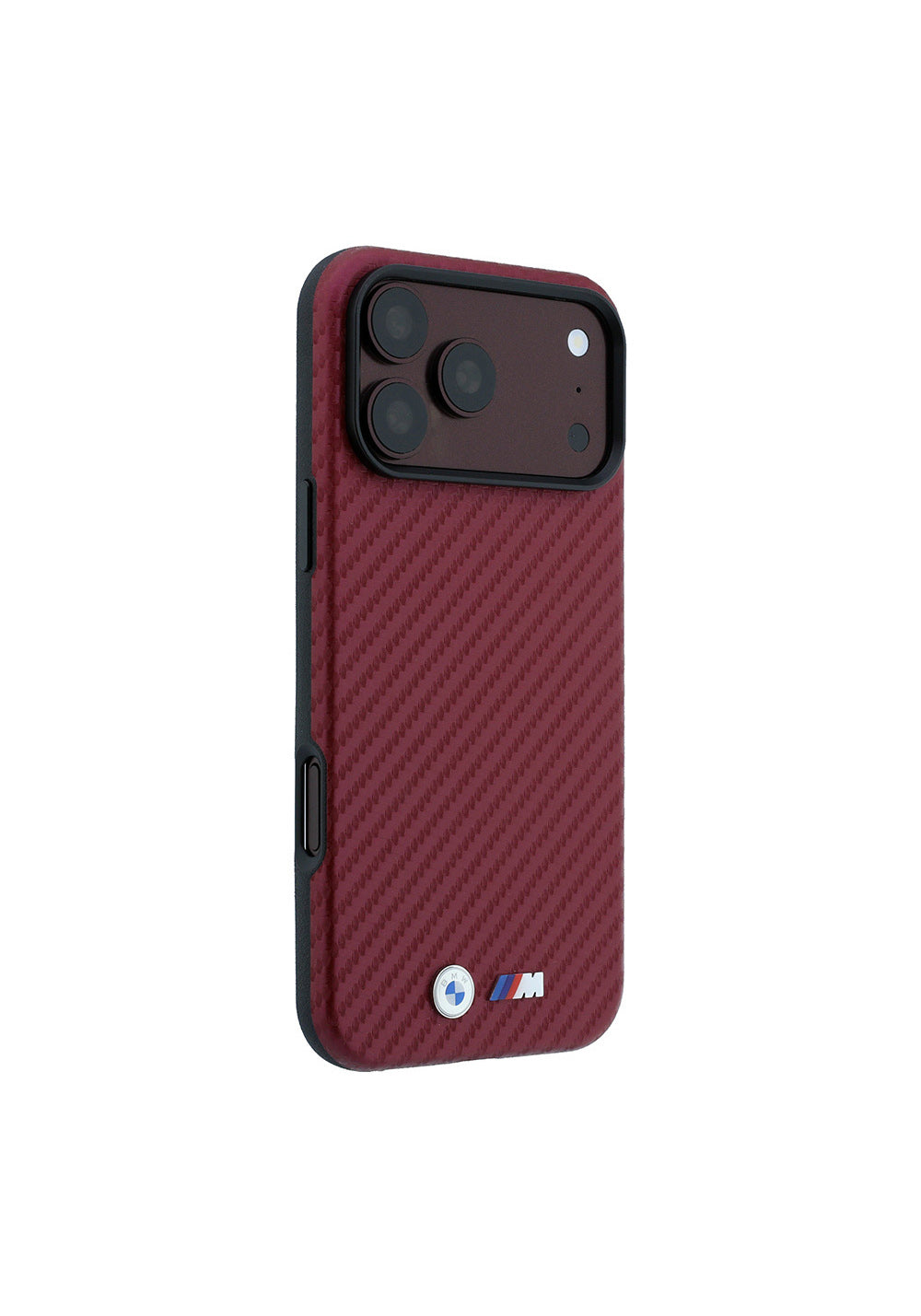 BMW Karbon Fiber Tasarımlı ve PU Deri – iPhone 18 Pro Max Kılıfı