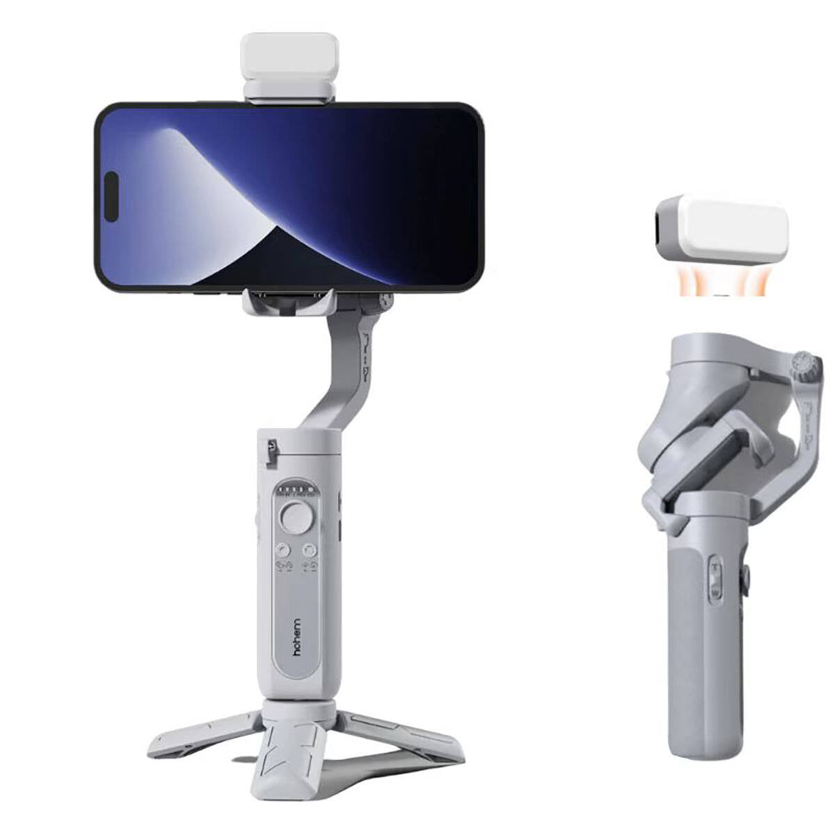 Hohem iSteady XE – 3 Eksenli Dolgu Işıklı Telefon Gimbalı