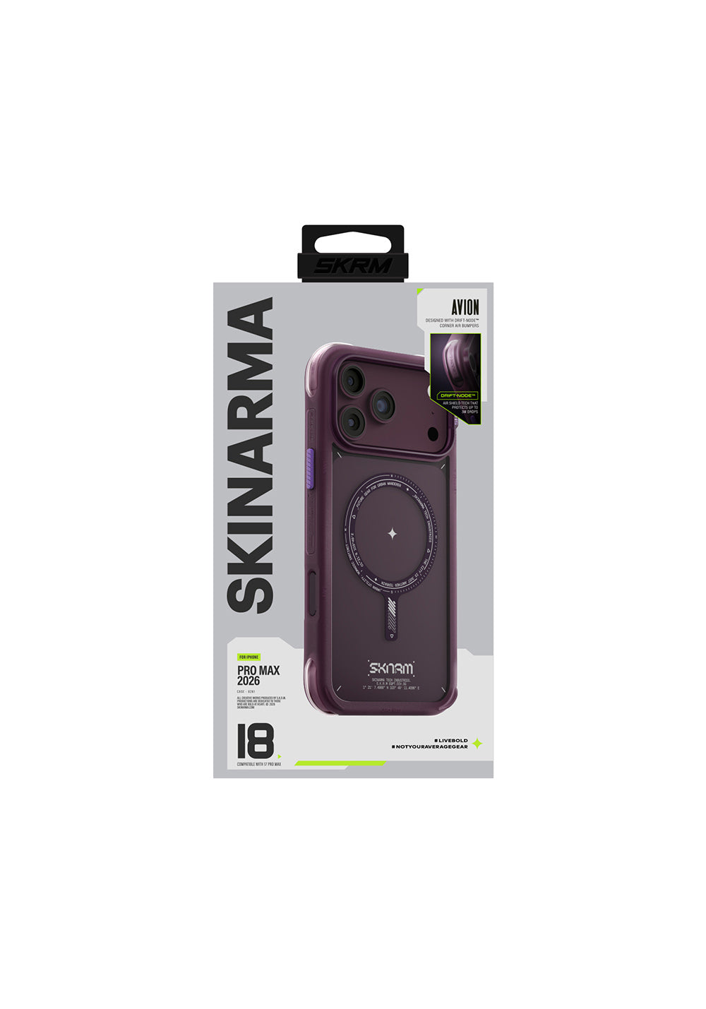 Skinarma Avion – iPhone 18 Pro Kılıfı