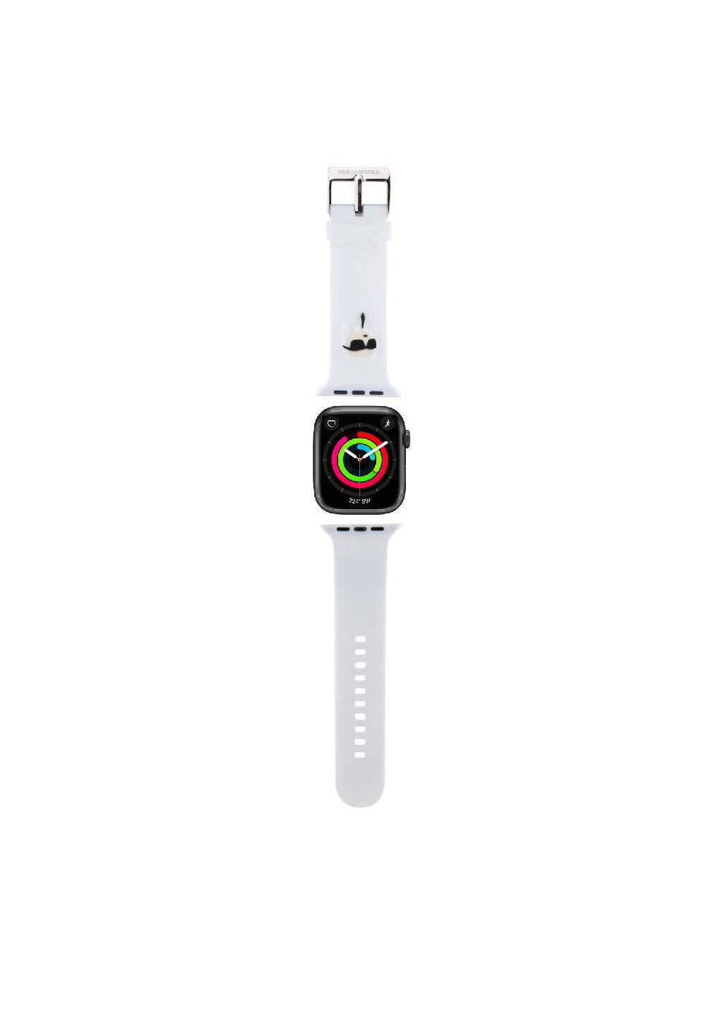 Karl Lagerfeld Karl Head İkon Desenli Silikon Kordon – Apple Watch 38/40/41 mm