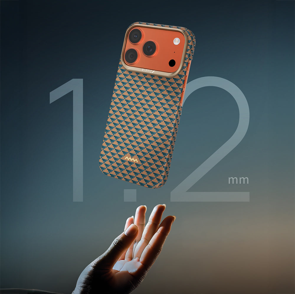 Raptic Aramid Skin Origin Karbon – iPhone 18 Pro Kılıfı