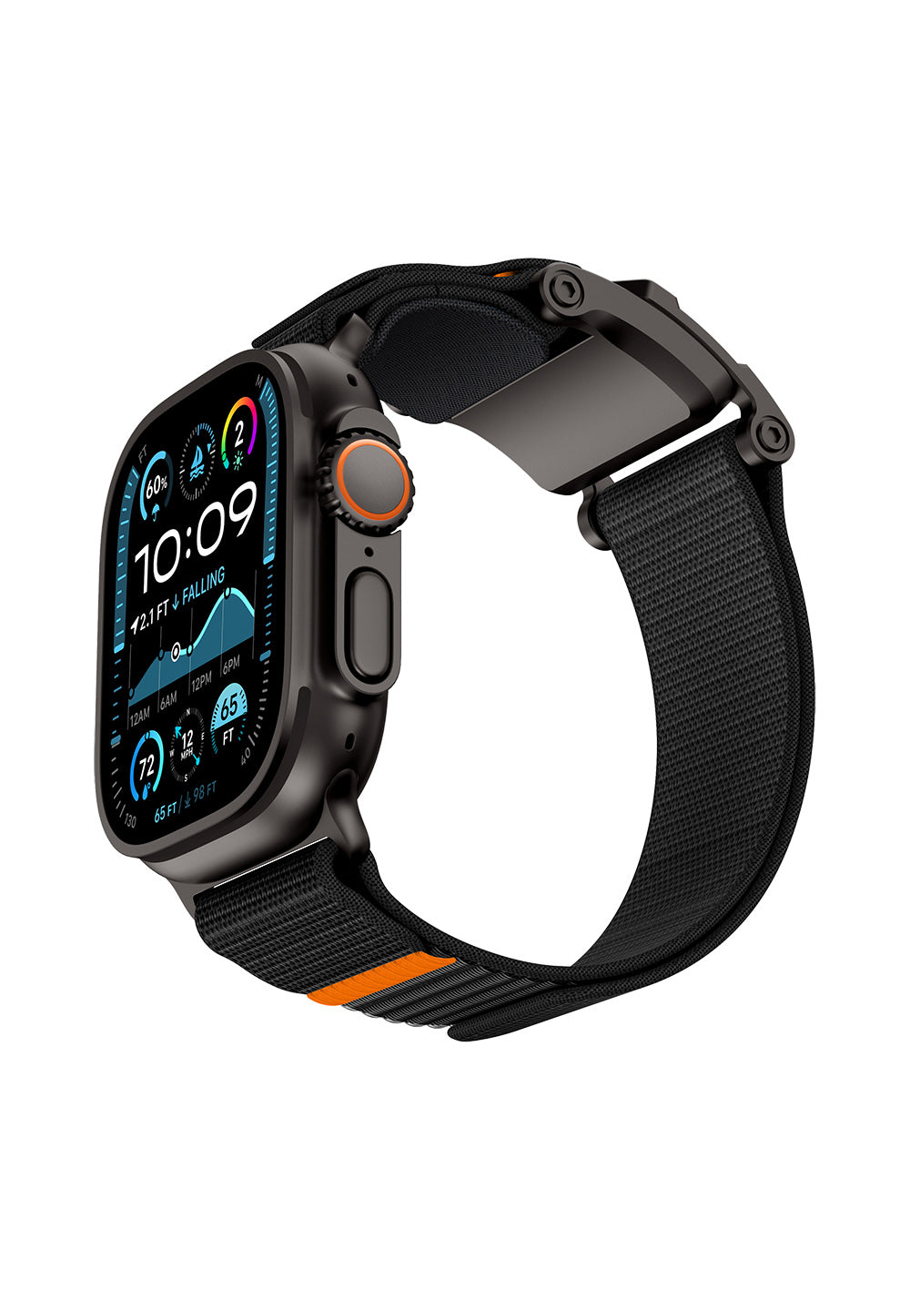 Mohseven Mecha Sport Dokuma Kordon – Apple Watch 42/44/45/46/49 mm