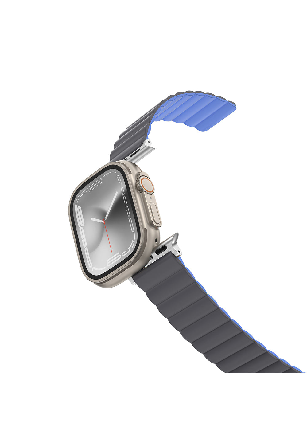 Amazingthing Smoothie Mag Manyetik Silikon Kordon – Apple Watch 45/46/49 mm