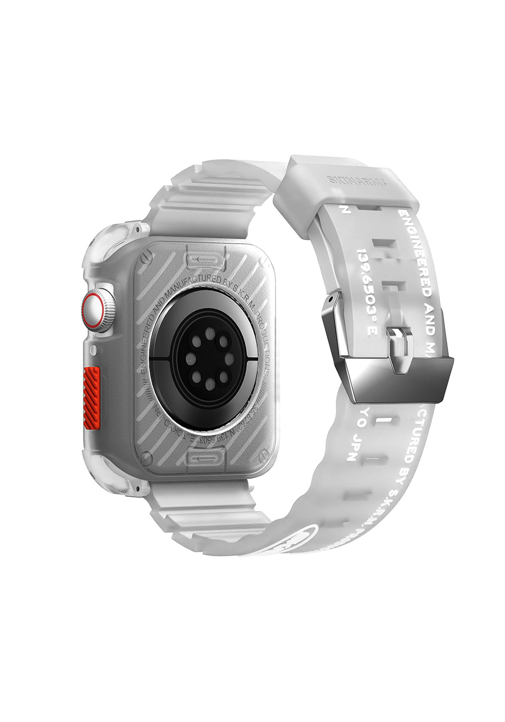 Skinarma Kurono + Shokku PC Kasa ve Silikon Kordon Seti – Apple Watch 44/45 mm