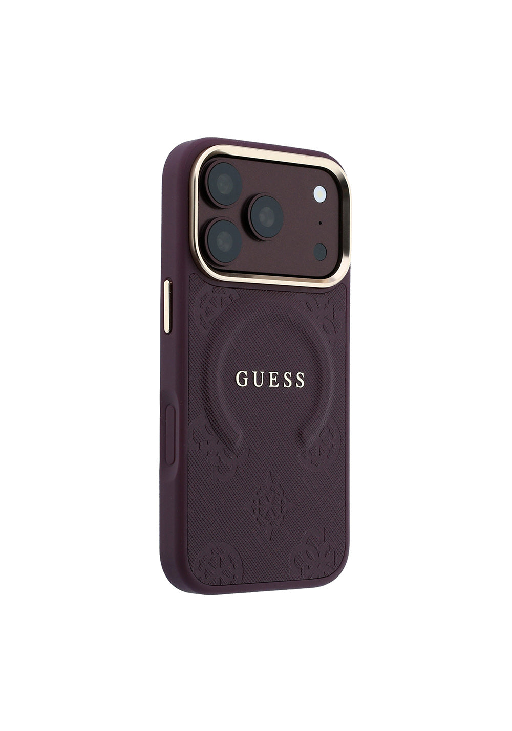 Guess Peony C-Magnet Yazı Logolu – iPhone 18 Pro Max Kılıfı
