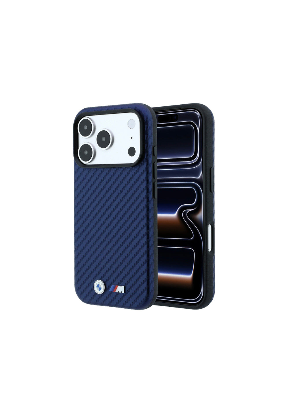 BMW PU Karbon Tasarımlı – iPhone 18 Pro Kılıfı