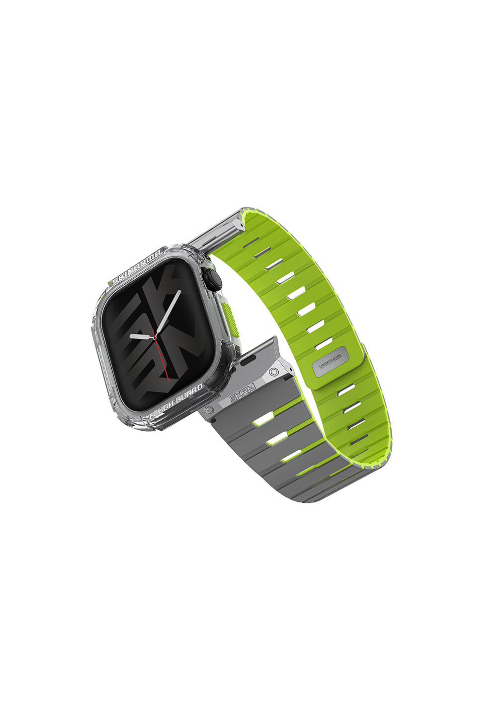Skinarma Nightglow Atom + Gemini Kordon ve TPU Kasa Seti – Apple Watch Ultra 49 mm