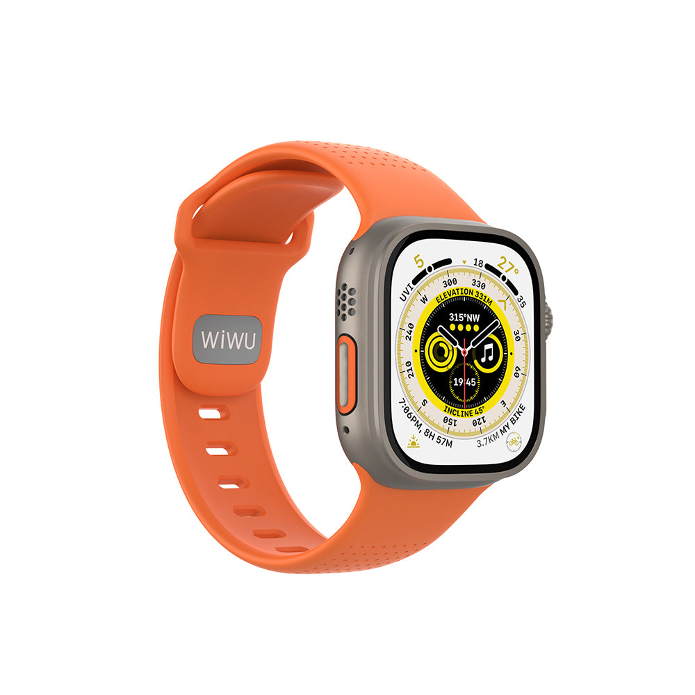 Wiwu Wi-WB0201 Comf Secur Kauçuk Kordon – Apple Watch 42/44/45/46/49 mm