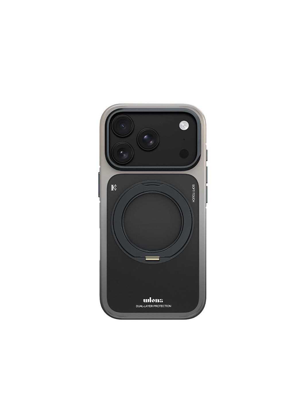 Wlons Sert PC Arvox Standlı – iPhone 18 Pro Kılıfı