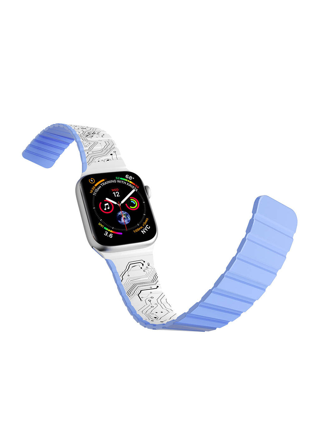Youngkit Technological Manyetik Silikon Kordon – Apple Watch 38/40/41 mm