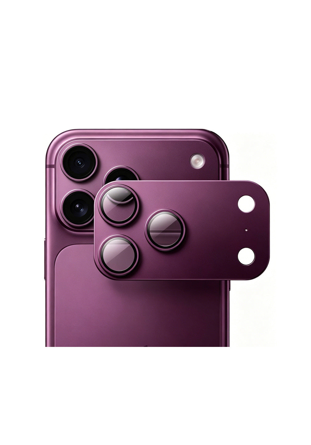 Mohseven Sapphire Alüminyum Safir – iPhone 18 Pro Max Lens Koruyucusu