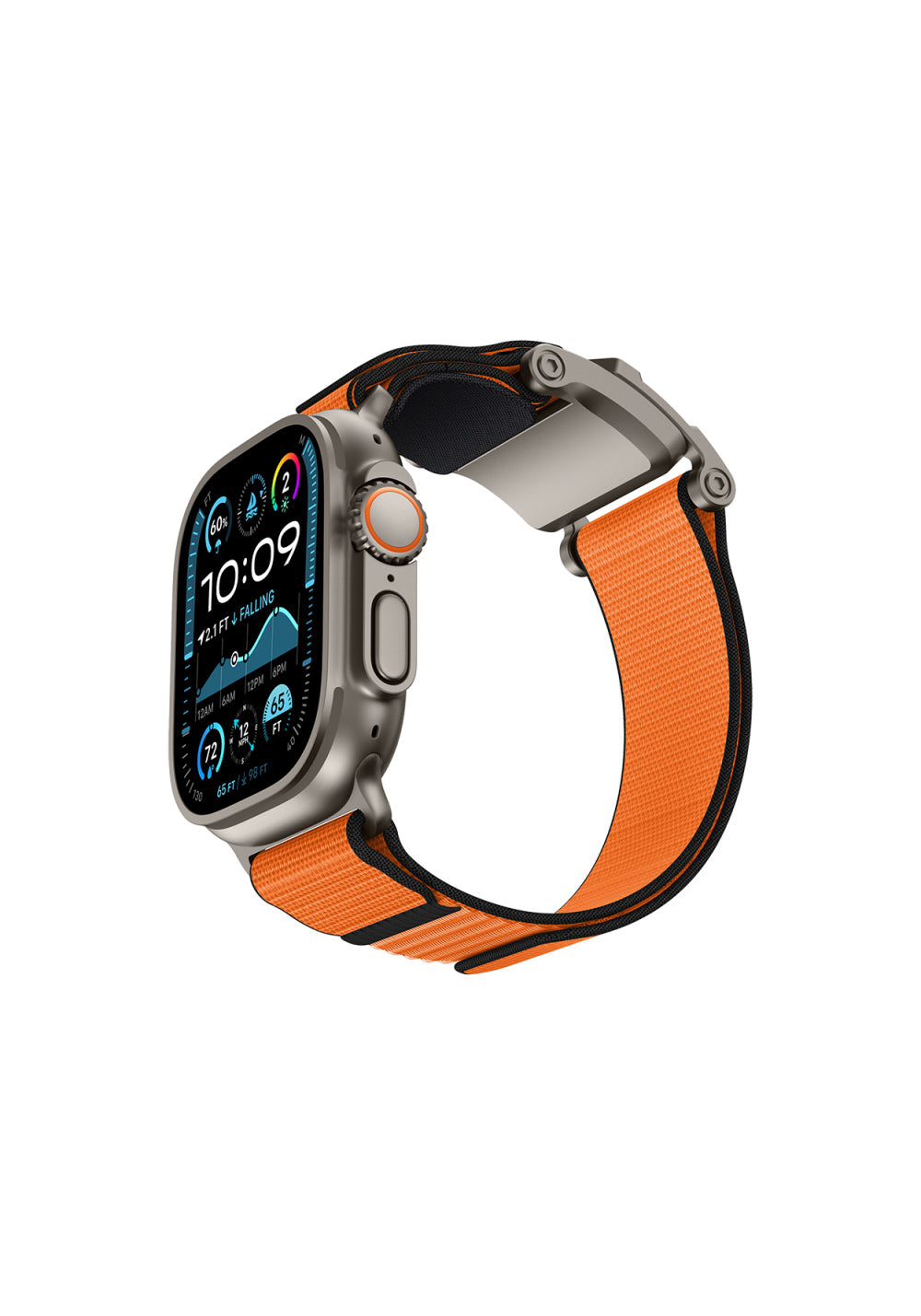 Mohseven Mecha Sport Dokuma Kordon – Apple Watch 42/44/45/46/49 mm