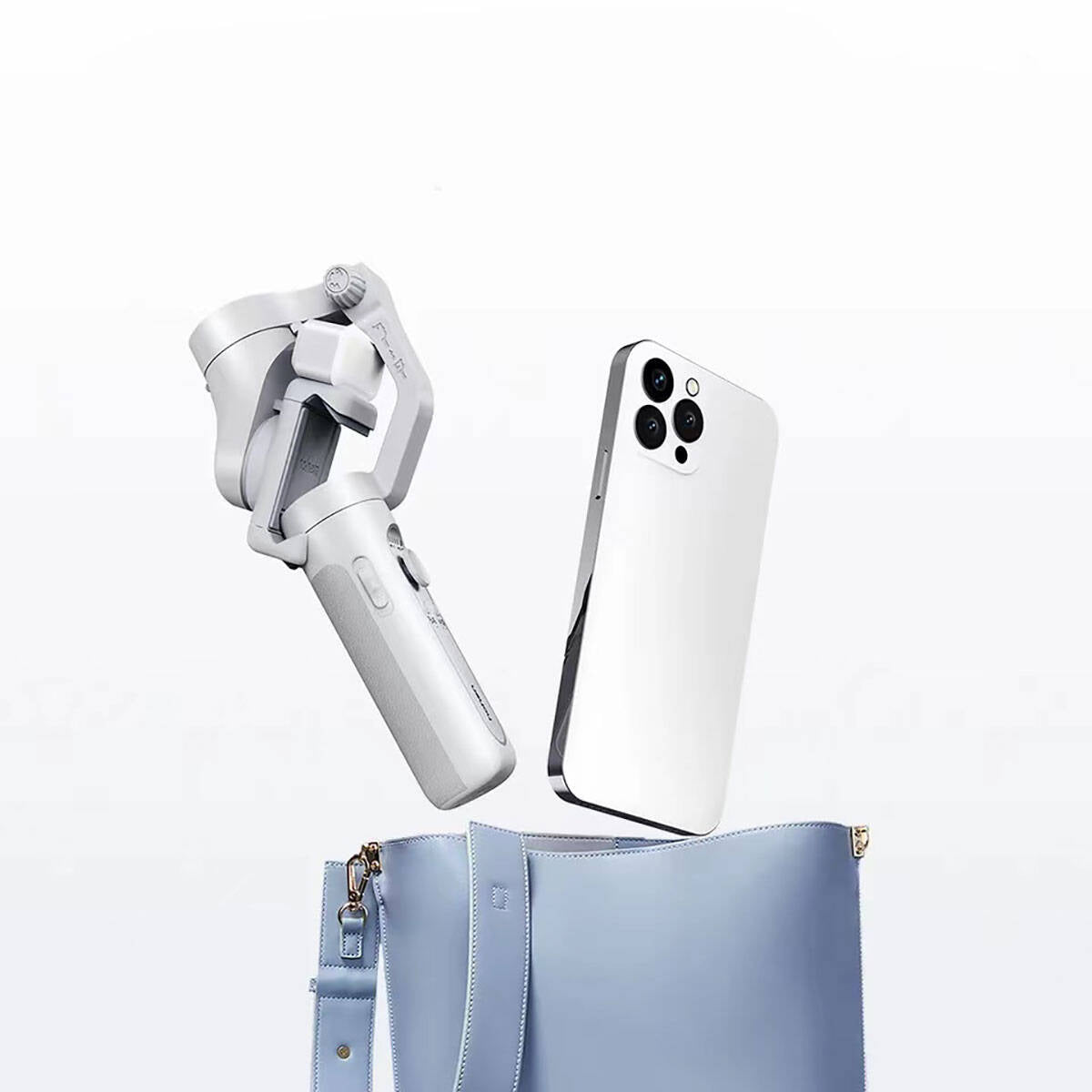 Hohem iSteady XE – 3 Eksenli Dolgu Işıklı Telefon Gimbalı