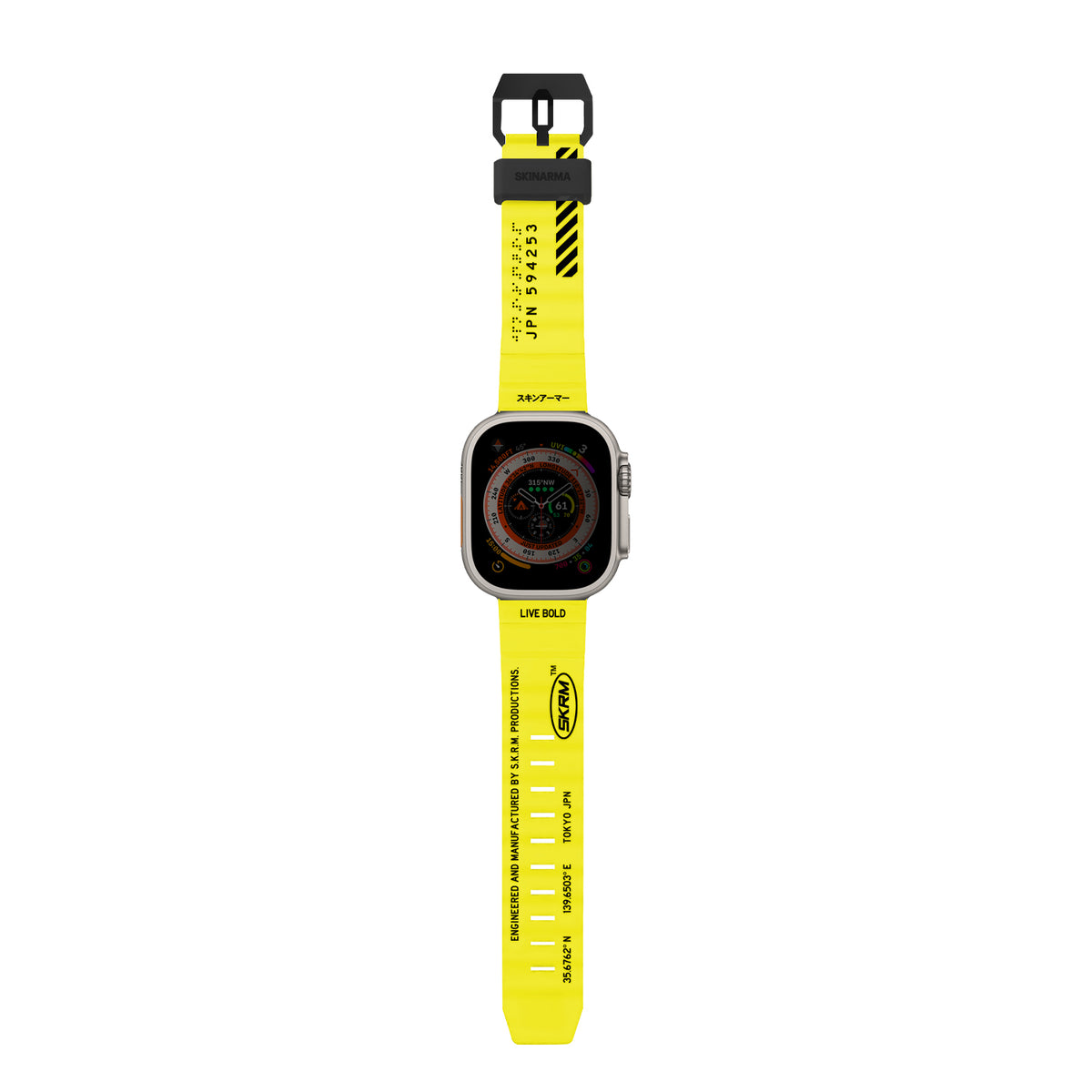 Skinarma Shokku Silikon Kordon – Apple Watch 42/44/45/49 mm