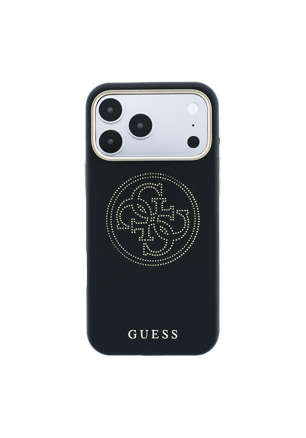 Guess PU Delikli 4G ve Yazı Logolu – iPhone 18 Pro Kılıfı