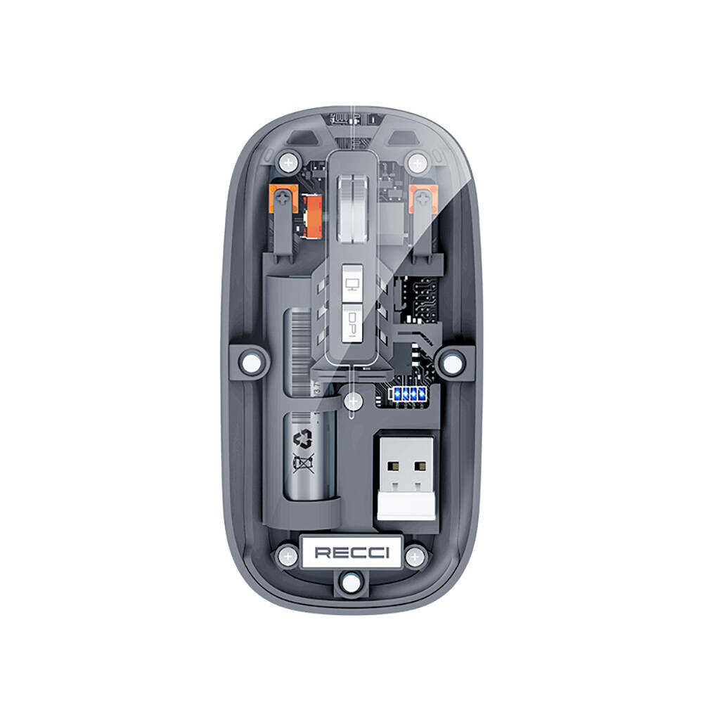 Recci RCS-M01 Space Capsule – Üç Cihaz İçin Kablosuz Mouse