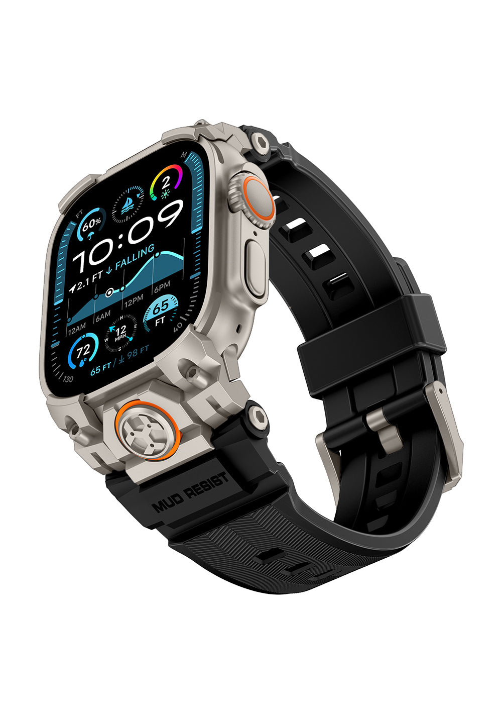 Mohseven Armor Silikon Kordon – Apple Watch Ultra 49 mm