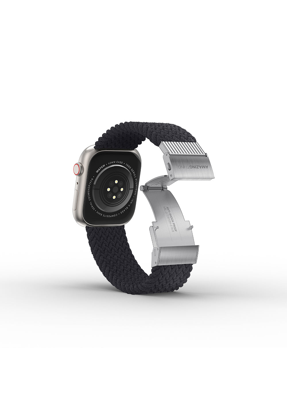 Amazingthing Titan Weave Örgü Spor Kordon – Apple Watch 38/40/41 mm + Series 10 42 mm