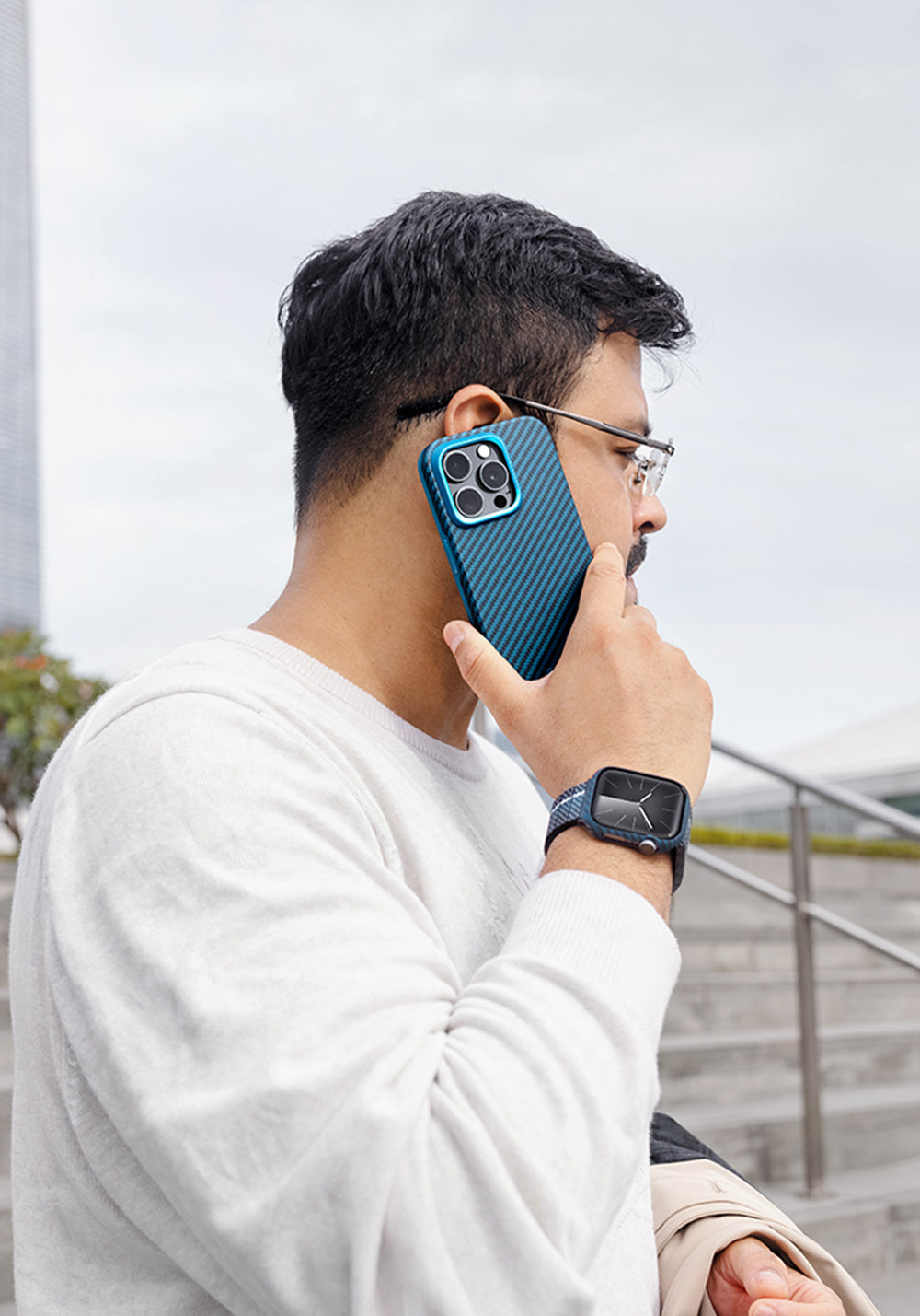 Pitaka Air Case Classic 600D Aramid Koruyucu Kasa – Apple Watch 45 mm